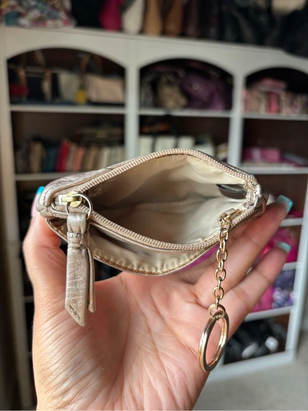 ✨👛🪙COACH Ashley Pleated Coin Purse 🪙👛✨
